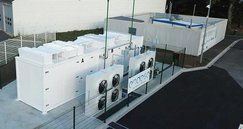 Installations techniques de la station multi-énergie de Sarreguemines